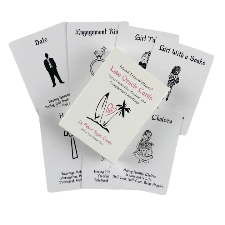 %E3%80%90New%20Arrivals%E3%80%91%E3%80%90New%20Arrivals%E3%80%919*6.5cm%20White%20Island%20Time%20Love%20Oracle%20Cards%20Tarot%20Divination%20Deck%2054%20Pcs%20Cards%20-%20Image%203