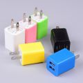 5V 1A US Charging Plug Dual-End Usb Charging Socket Power Adapter Mobile Phone Charger For Home Travel Portable Charging Plug. 