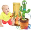 Dancing Cactus Baby Toys 6 to 12 Months, Talking Cactus Toys Repeats What You Say Baby Boy Toys, Dancing Cactus Mimicking Toy with LED English Sing Talking 15 Second Voice Recorder Musical Toys. 