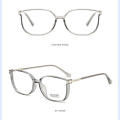 Large Frame Reading Glasses Vision Flat Lens Anti Blue Blue Blockers Artistic Design Flash  Glasses for Office Work Reading Fashion Accessory Eye Protection Far sighted Users. 