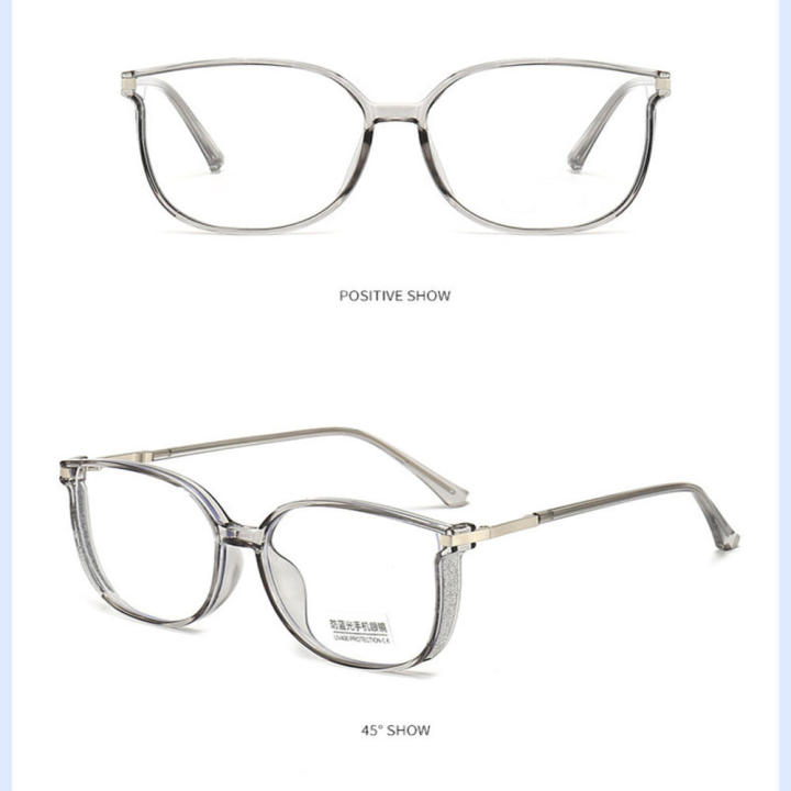 Large%20Frame%20Reading%20Glasses%20Vision%20Flat%20Lens%20Anti%20Blue%20Blue%20Blockers%20Artistic%20Design%20Flash%20%20Glasses%20for%20Office%20Work%20Reading%20Fashion%20Accessory%20Eye%20Protection%20Far%20sighted%20Users%20-%20Image%206