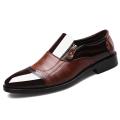 New British Men's suit Leather Shoes Fashion pointed Man Toe Formal Wedding Shoes. 