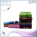 Halcyon 100% Cotton Handloom Bed Sheets With Pillow Case Pack (160 - 180GSM) - King (72"x90"). 
