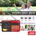 JOC H011BT Rechargeable FM Radio with USB SD Card Reader TF Portable Music Player Radio. 