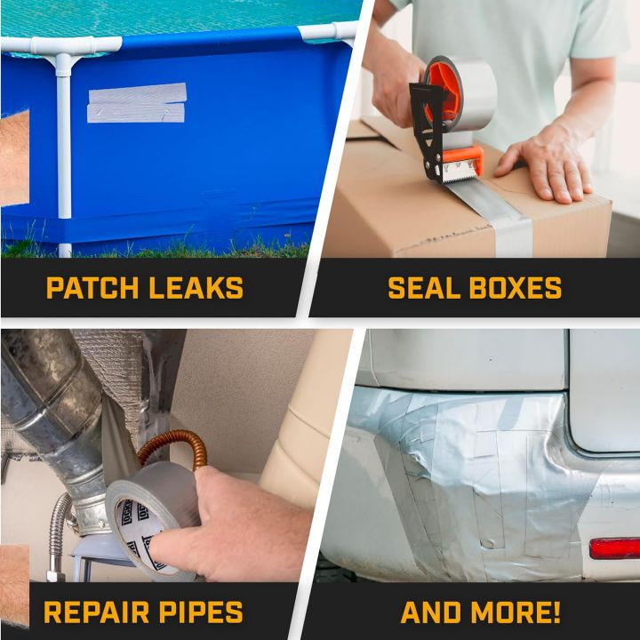 Duct%20Tape%20-%2048mm%20x%209m%20(2%20Inch)%20-%20Heavy%20Duty%20Gaffer%20Tape%20-%20Waterproof%20Adhesive%20Cloth%20Duct%20Tape%20-%20Grey%20Packing%20Cloth%20Book%20Binding%20Tape%20by%20ZinZen%20-%20Image%203