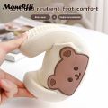Cartoon Bear Women Slippers Summer Slides Beach Shoes Eva Indoor Women Flip Flops Men's Thick Soled Non-Slip Home Couple Sandals. 