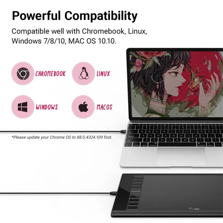 UGEE%20M708%2010X6%20Inches%20Graphics%20Tablet%20Digital%20Drawing%20Tablets%20with%20Battery-free%208192%20Passive%20Stylus%20Work%20on%20Android%20Windows%20Mac%20-%20Image%205
