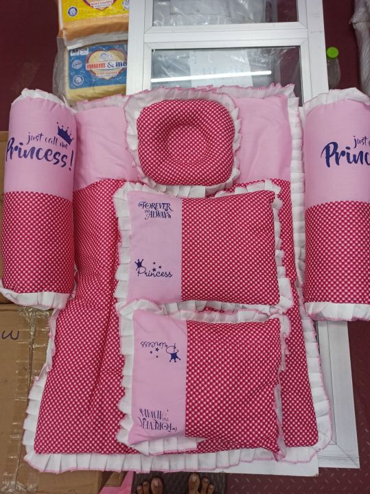 Baby%20Cot%20Sheet%20/%20Baby%20Bedding%20/%20pillow%20Set%20/%20Gift%20For%20Baby%20-%20Image%202