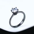 Wedding Rings For Women Classic 1 Carat Aaa Zircon Light Gold Color Engagement Anniversary Ring Jewelry Wholesale R174. 