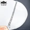 Carat Rust-resistant Bracelet Stylish Stainless Steel Cuban Link Bracelet for Men in Black/gold Perfect Gift for Friends High Quality Alloy Jewelry High-quality Alloy Bracelet. 