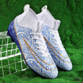 Original Print Football Field Boots For Men High Top FG/TF Men's Futsal Shoes Outdoor Non-slip Society Soccer Training Shoes Man. 