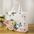 【ALLGOOD】1PC New Folding Takeaway Bag Flower Printing Fabric Reusable Shopping Bag Large Capacity Travel Grocery Folding Bags. 