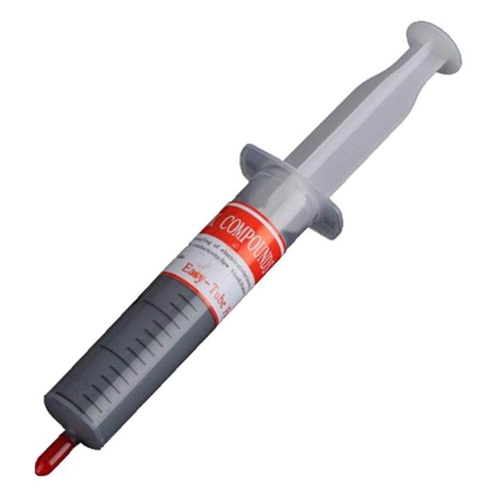 30g Silver Thermal Grease Paste Compound Tube For CPU Heatsink Heat Sink (Grey)