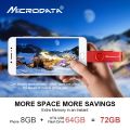 【32GB Red】 Metal 1 USB Flash Drive PenDrive Flash Memory stick USB disk for Android Mobile. 