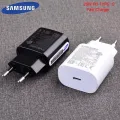 Samsung 25W Travel Adapter 3A Super Fast Charging PD 3.0 Fast Charger USB-C UK Plug Wall Adapter For Galaxy S22 S21 Ultra S20 S20+ Note 20 10 10+ 5G A90 A80 A70 A71 A73 A53 A33 with USB Type-C Cable. 
