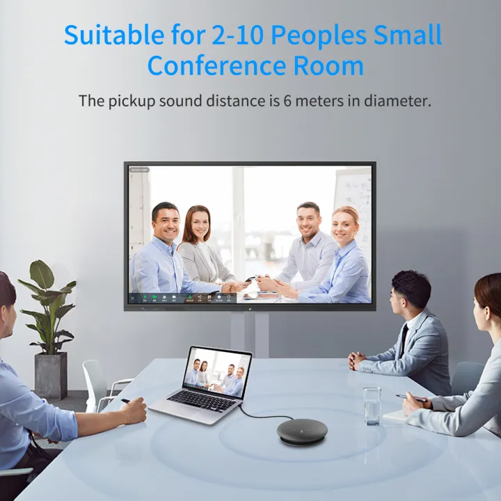 Portable%20b-t%20Conference%20Microphone%20Speakerphone%20Built-in%20Speaker%20360%C2%B0%20Omnidirectional%20Mic%20with%20Mute%20Function%20Volume%20Adjustment%20for%20PC%20Computer%20Laptop%20Mobile%20Phone%20Home%20Office%20Video%20Meeting%20rec-ording%20Chatting%20Gaming%20Online%20Class%20-%20Image%205