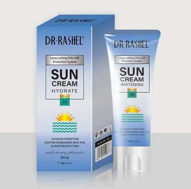 DR.RASHEL Hydrate Sun Cream SPF 50 – 60g | UVA/UVB Protection | 24H ...