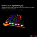 Deiog M105 Wired Mechanical Gaming Keyboard With Durable Blue Switches & RGB Lighting. 