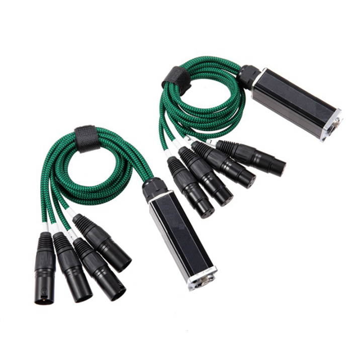 Prolunga Snake XLR Femmina A RJ45 Ethercon | 4 Canali, Per Audio O DMX, Collegamento Cat5/Cat6, Colore Nero