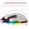 【UrbanNomad】LIMEIDE X7 Gaming Mouse Mechanical Mouse RGB Backlight 3 Lighting Modes DPI Metal Base Plate E-Sports Mouse USB for Games. 