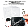DIY Pixel Game Kit Mini Pixel Game Console with Voice Electronics DIY Soldering Project Practice Solder Learning Set A. 