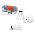【EleganceWorld】3pcs Badminton Shuttlecocks Indoor Outdoor Sports Badminton Balls Quality Duck Feather Training Balls Windproof Shuttlecock. 