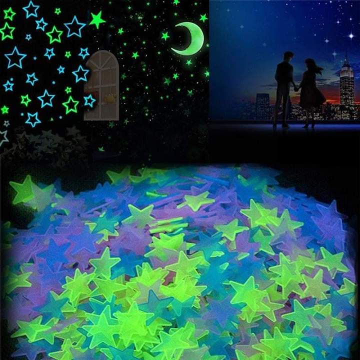 100Pcs%20Radium%20Luminous%20Star%20Stickers%20High%20Quality%203D%20Light%20Emitting%20Stars%20-%20Image%204