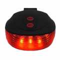 Cycling Lights Waterproof 5 LED 2 Lasers 3 Modes Bike Taillight Safety Warning Light Bicycle Rear Bycicle Light Tail Lamp. 