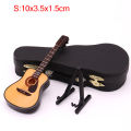 KOKKO Mini Full Angle Folk Guitar Wooden Musical Instrument Model. 