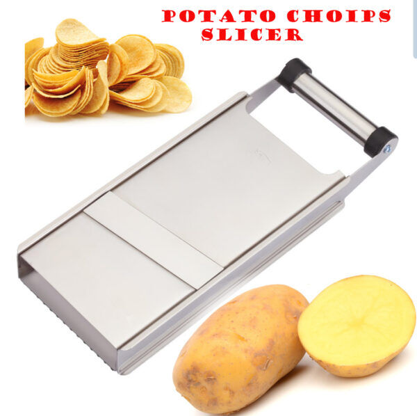 Royal Plain Slicer Stainless Steel Potato Chips Maker Chips Cutter ...