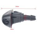 Adjustable DUAL HoleWindshield Washer Nozzle Set 2 Meters Fluid Hose with 6 Pcs Connector for HONDA 76810-S10-A02. 