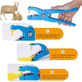 Cattle Ear Tag Applicator Cow Ear Tag Pliers Cattle Ear Tagger Universal Puncher Livestock Ear Tag Tagger for Pig Sheep Easy Install. 