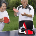 Outer Zipper Ping Pong Rackets Bag Table Tennis Bat Case with Soft Inner Table Tennis Accessories Anti Leakage for Sports Lovers. 