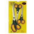 Multi-Purpose 3-Piece Scissors Set, Stainless Steel with Soft Grip, Perfect for Sewing, Embroidery, School, and Crafts. 