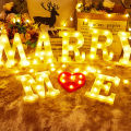 Led Luminous Letters Lights Romantic Night Powered Creative Patty Wedding Birthday Bedroom Decor. 