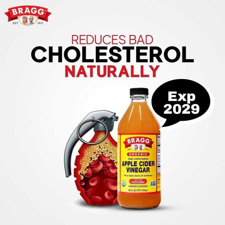Bragg ( EXP 2029 ) Organic Apple Cider Vinegar 473ml (Made in USA)
