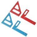 NEW wood working tools Woodworking Square Protractor Aluminum Alloy Miter Triangle Ruler High Precision Layout Measuring Tool for Engineer CarpentTool Sets. 