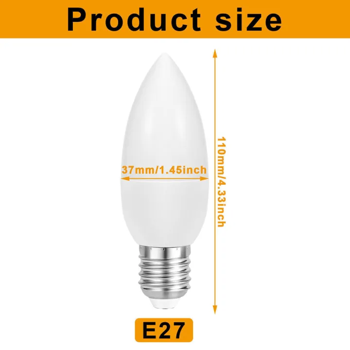 Warm%20White%20E27%20LED%20Candle%20Bulb,%203W%20(40W%20Equivalent),%20400lm,%20ES%20Candle%20Bulb,%202700K,%20Non-Dimmable%20-%20Image%205