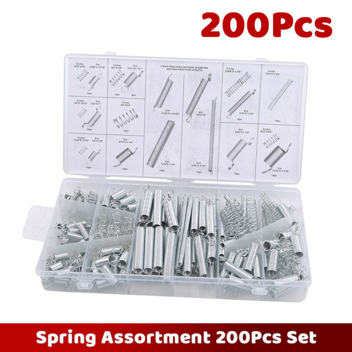 200PCs%20Spring%20Assortment%20Set%20Compression%20Extension%20Springs%20Set%20for%20Repairs%20Coil%20Spring%20Tension%20-%20Image%203