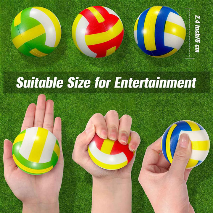 24%20Pcs%20Mini%20Volleyball%20Stress%20Balls%20Foam%20Sports%20Relief%20Stress%20Ball%20Soft%20Small%20Volleyball%20Toys%20Ball%20Gift%20Filler%20-%20Image%204
