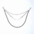 Punk Waist Chain Belt Silver Trousers Chain for Men Jeans Belt Chain for Pants Cool Metal Rock Chain Hiphop Summer Jewelry Man. 