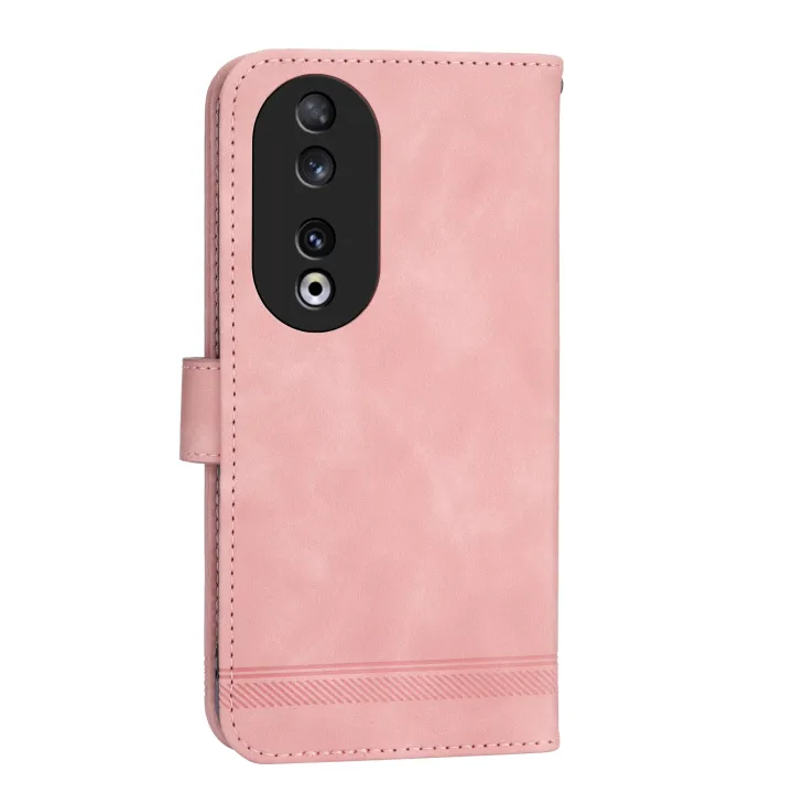 Dierfeng%20Dream%20Line%20TPU%20+%20PU%20Leather%20Phone%20Case%20For%20Honor%2090%205G%20-%20Image%203
