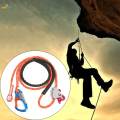 Safety Climbing Adjustable Positioning Lanyard Rope Cut Resistant Fall Protection for Arborist Tree. 