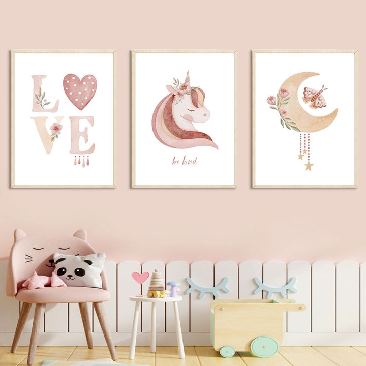 Cute%20Unicorn%20Sun%20Moon%20Rainbow%20Love%20Nursery%20Wall%20Art%20Canvas%20Painting%20Nordic%20Posters%20And%20Prints%20Wall%20Pictures%20Baby%20Kids%20Room%20Decor%20-%20Image%202