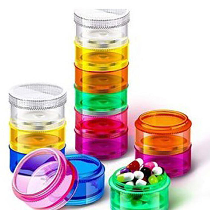 Creative%207-cell%20Packaging%20Box%20Cylindrical%207-cell%20Rotating%20Color%20Transparent%20Portable%20Packaging%20Box%20-%20Image%203