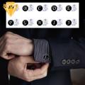 BODHI Custom Cufflinks Smooth Surface Formal Business Wedding Shirt Cufflinks. 