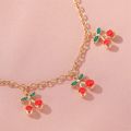 Korean Style Small Cherry Bracelet For Girls Women Simple Design Sense Jewellery Gift. 