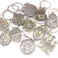 【Hot deal】 Football Club Team Logo Metal Keychain Keyholder Car Keyring Football Fans ZHANGNA. 