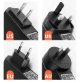 12V 1A Power Supply 100-240V AC to DC 12volt 1000mA 12W Adapter Power Cord DC 5.5 * 2.5 mm Tip for LED light strips CCTV Routers. 