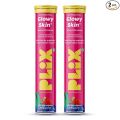 LIX - THE PLANT FIX Glutathione Tablets With Vitamin C For Clear And Youthful Skin (Pack Of 1, Strawberry) | 15 Collagen Supplements |500mg L-Glutathione, Vitamin E And Hyaluronic Acid. 